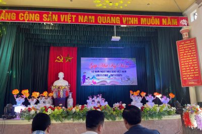 Hoạt động chào mừng 43 năm ngày Nhà Giáo Việt Nam 20/11